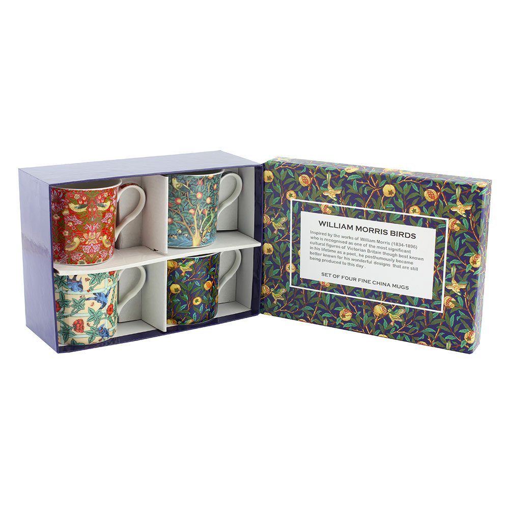 The Leonardo Collection William Morris Pimpernel Tea for One, set di teiera e tazza in ceramica, bel regalo per l'ufficio, elegante teiera stampata per gli appassionati di tè, multicolore The Leonardo Collection William Morris Pimpernel Tea for One, set di teiera e tazza in ceramica, bel regalo per l'ufficio, elegante teiera stampata per gli appassionati di tè, multicolore