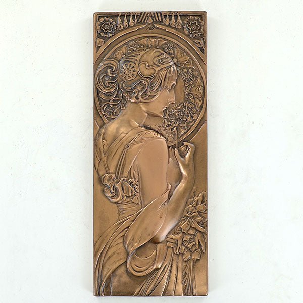 Cherry Blossom Art Deco Style Wall Plaque