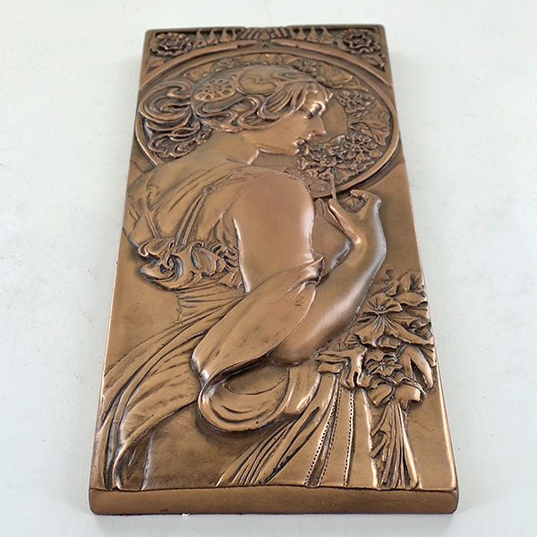 Cherry Blossom Art Deco Style Wall Plaque