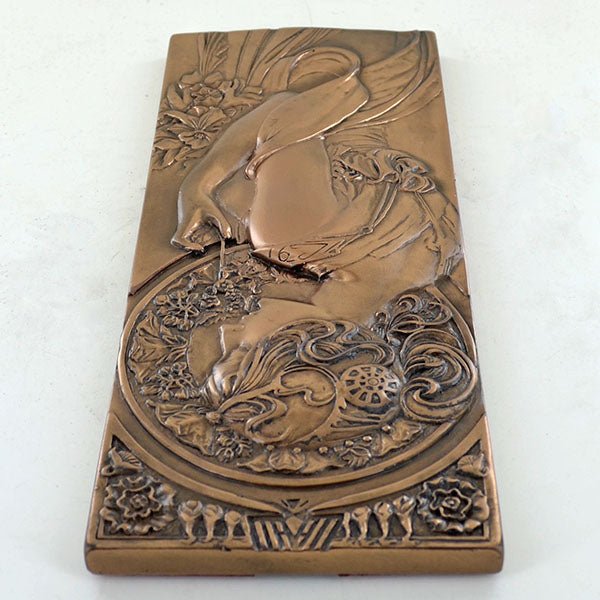 Cherry Blossom Art Deco Style Wall Plaque