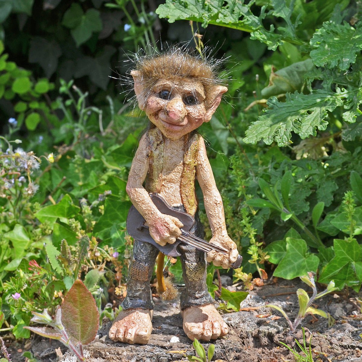 Troll Playing Guitar Figure Home Or Garden