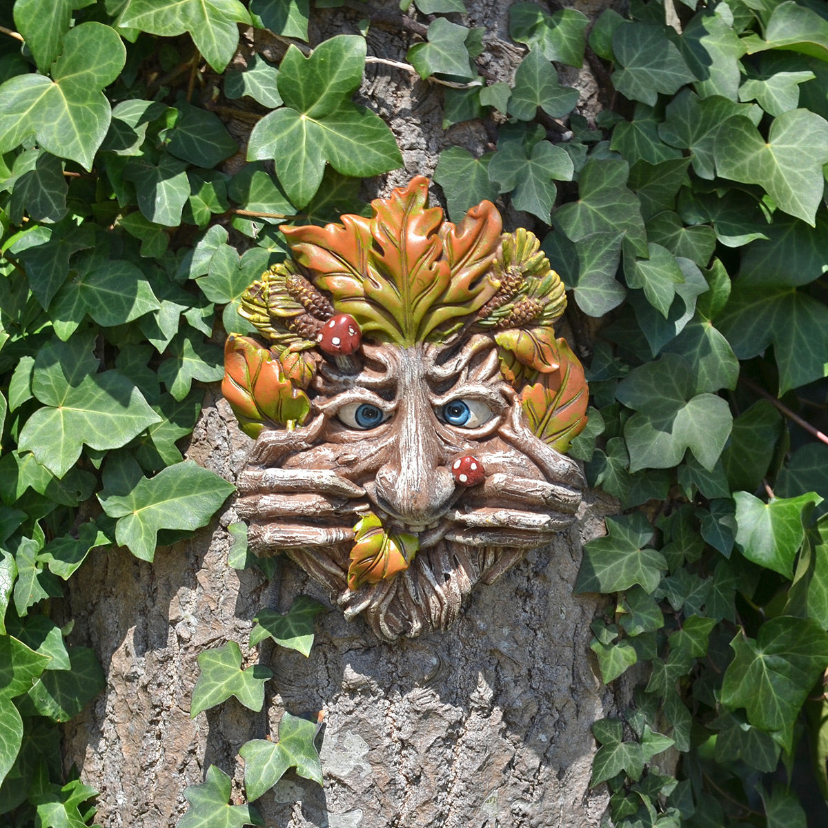 Tree Ent Cheeky Face Plaque Garden Plaque