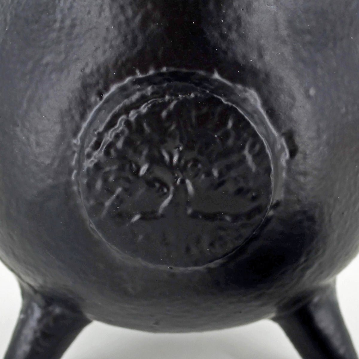 Cast Iron Cauldron Tree Of Life Design With Removable Lid