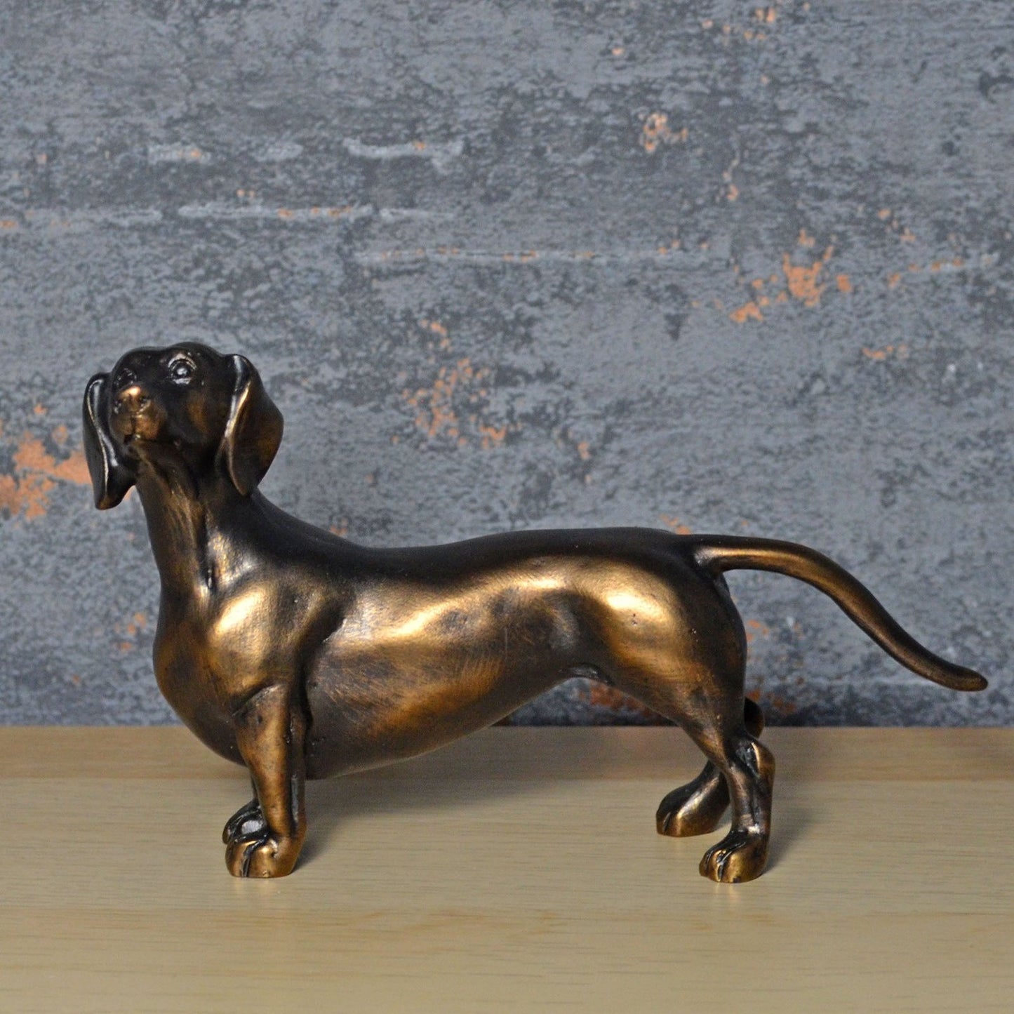Dachshund Dog Figure Bronze Effect By Harriet Glen