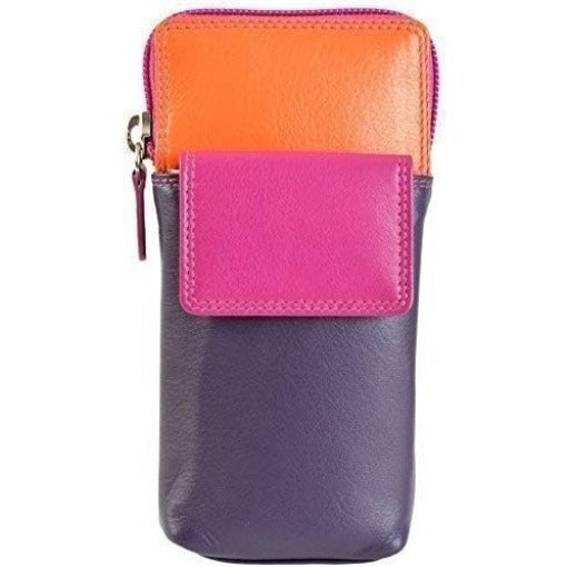 Leather Glasses Case With Zip Top By Golunski - China Rose