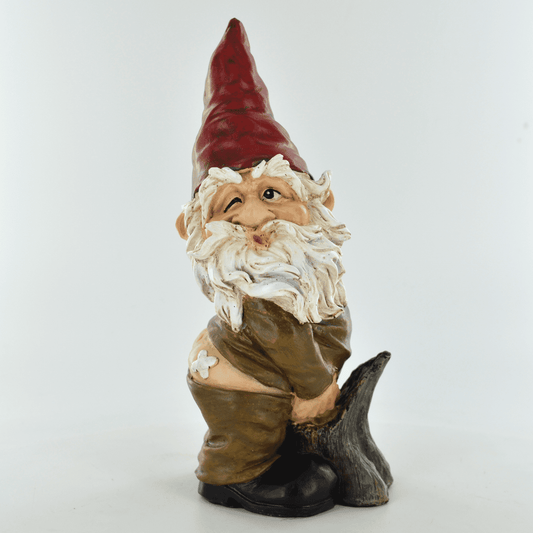 Cheeky Garden Gnome Figure