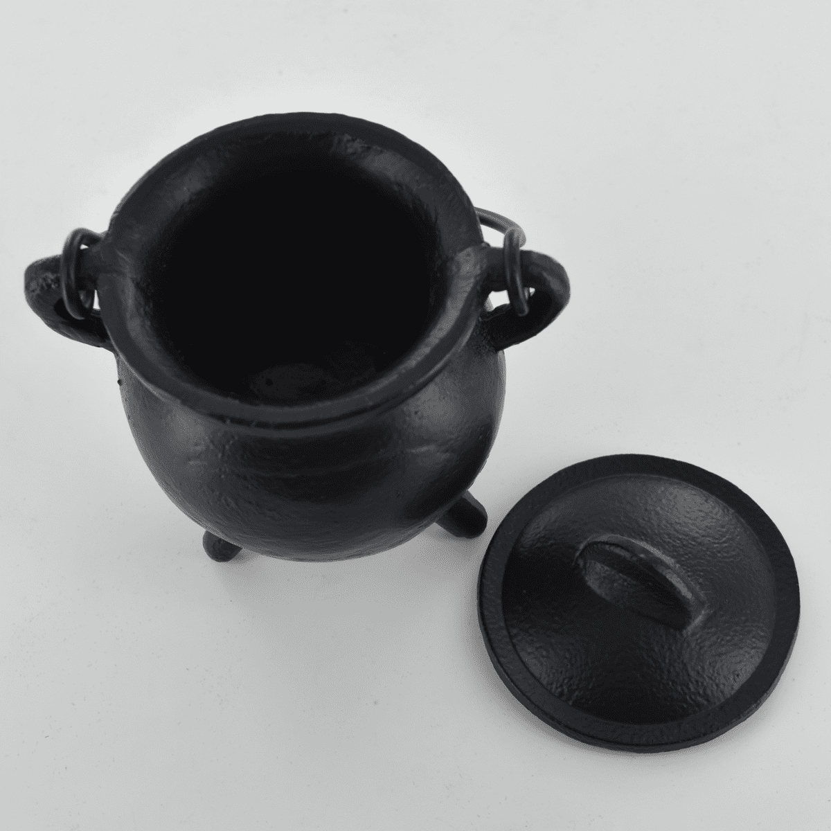 Cast Iron Cauldron Plain Design With Removable Lid