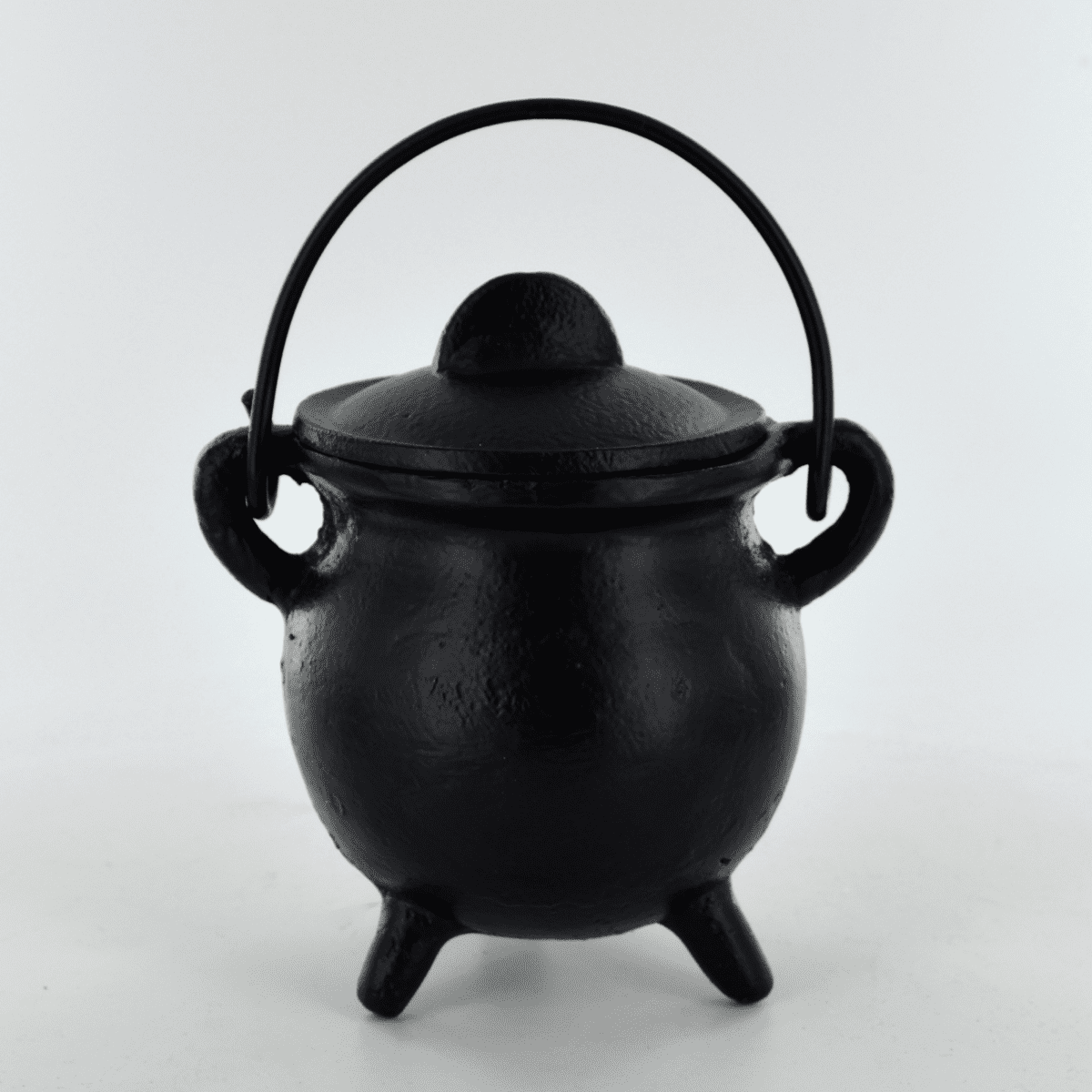 Cast Iron Cauldron Plain Design With Removable Lid