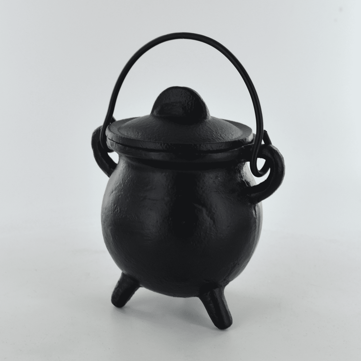 Cast Iron Cauldron Plain Design With Removable Lid