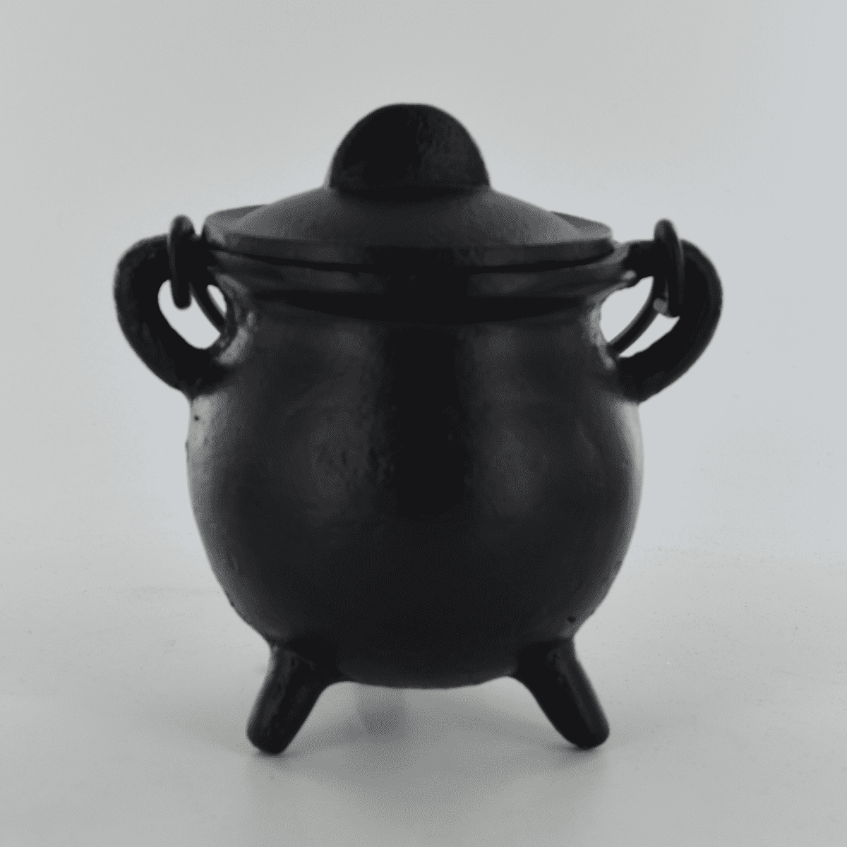 Cast Iron Cauldron Plain Design With Removable Lid