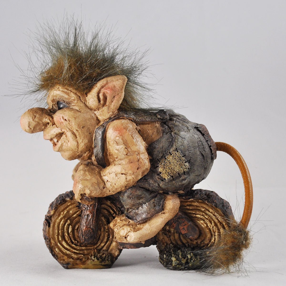 Troll Riding Bike Figure Home Or Garden