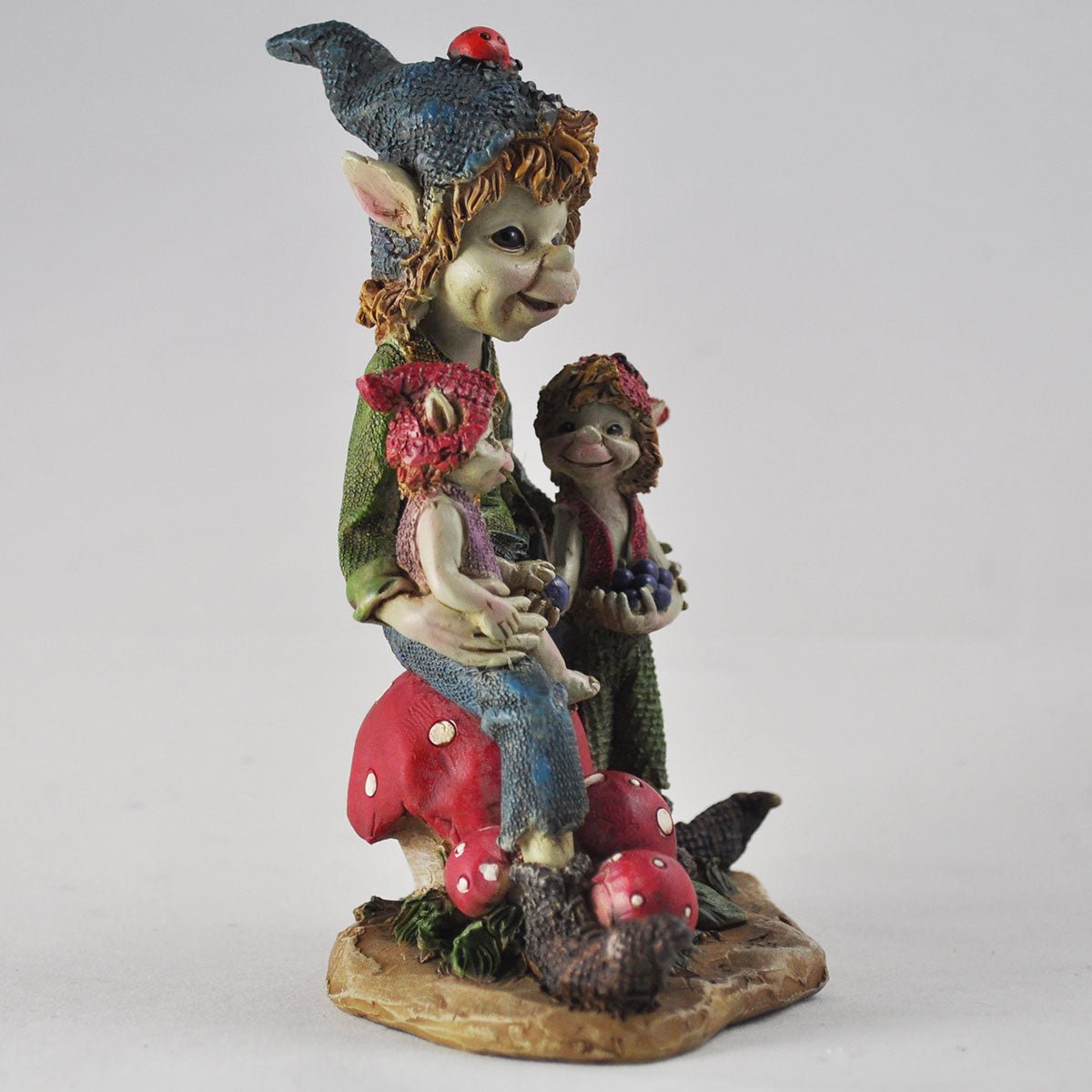 Pixie Family Garden Or Home Decor Figurine