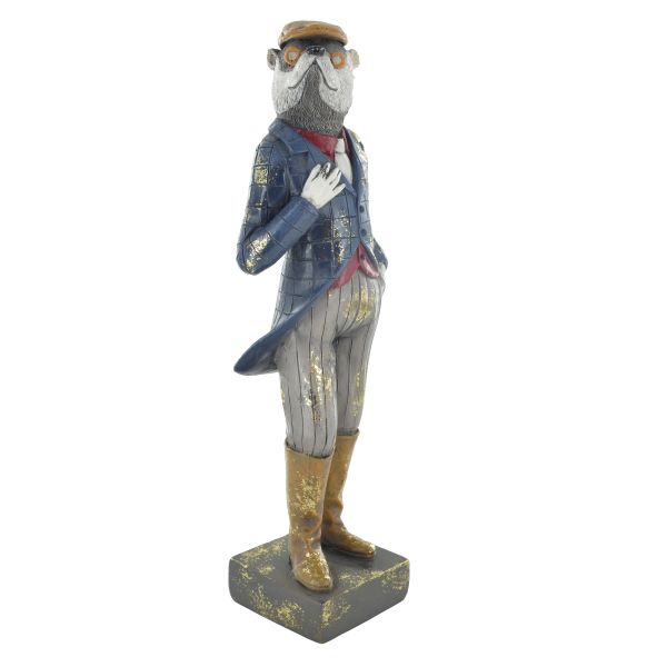 Dapper Badger Statue Novelty Gentleman Figure Dapper Animal Range