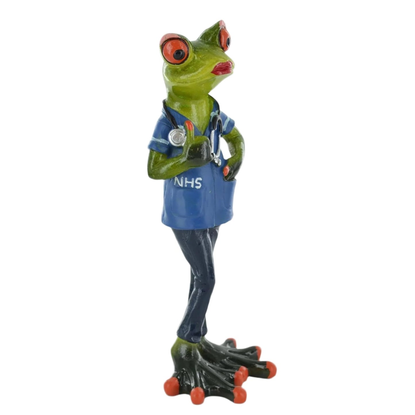Comical Frog I Love NHS Nurse Figure