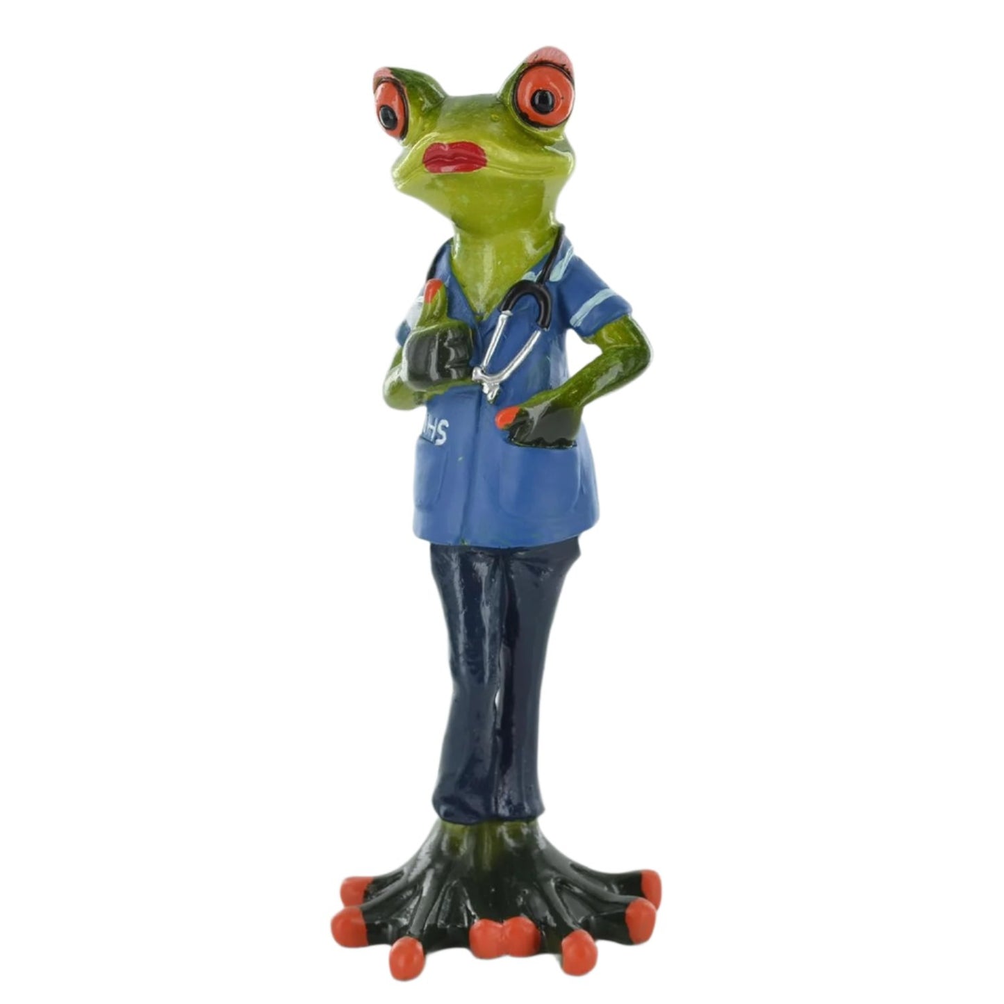 Comical Frog I Love NHS Nurse Figure