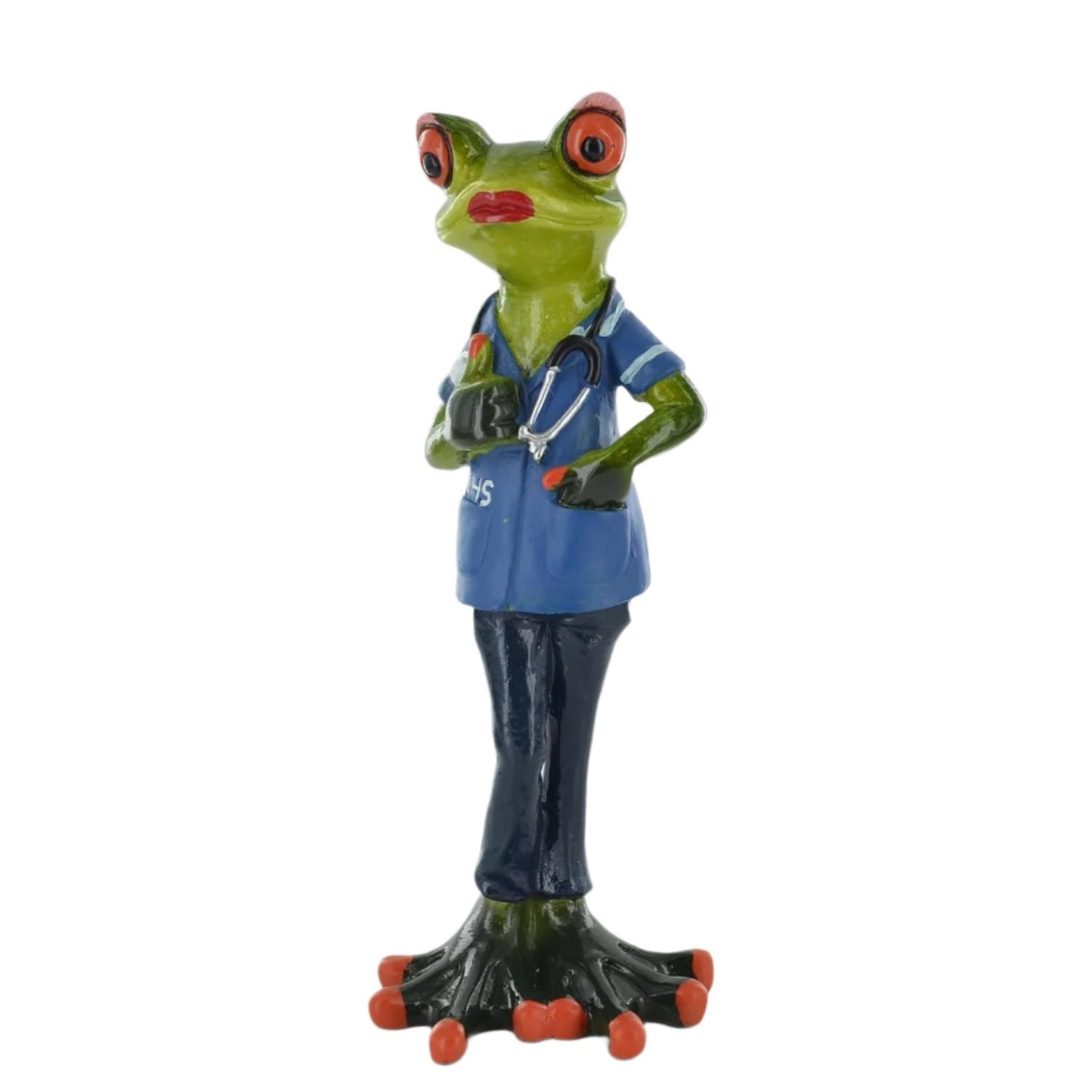 Comical Frog I Love NHS Nurse Figure