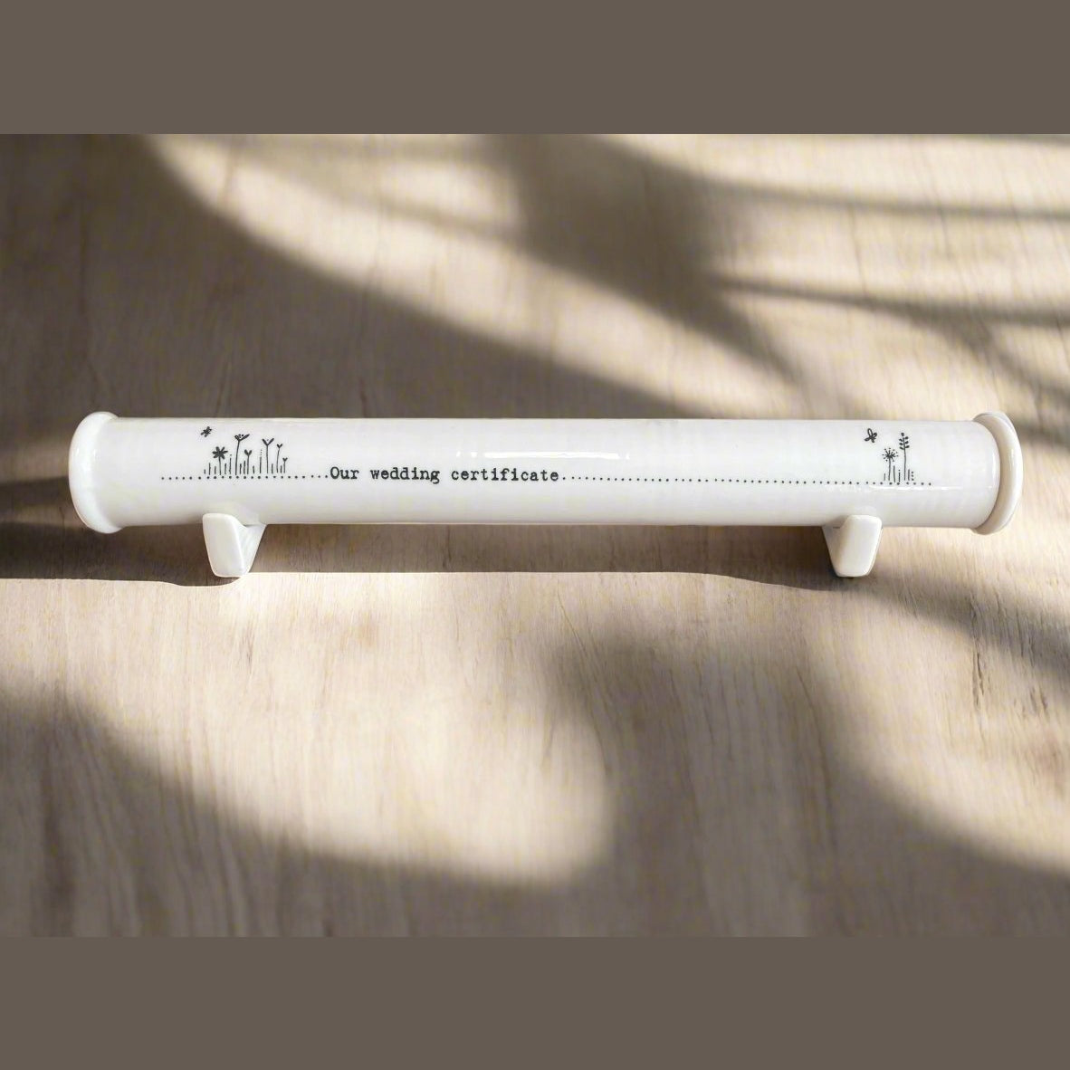 Marriage Certificate Holder Porcelain Wedding By East Of India