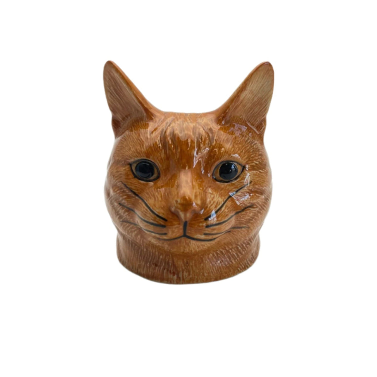 Vincent Ginger Cat Face Egg Cup