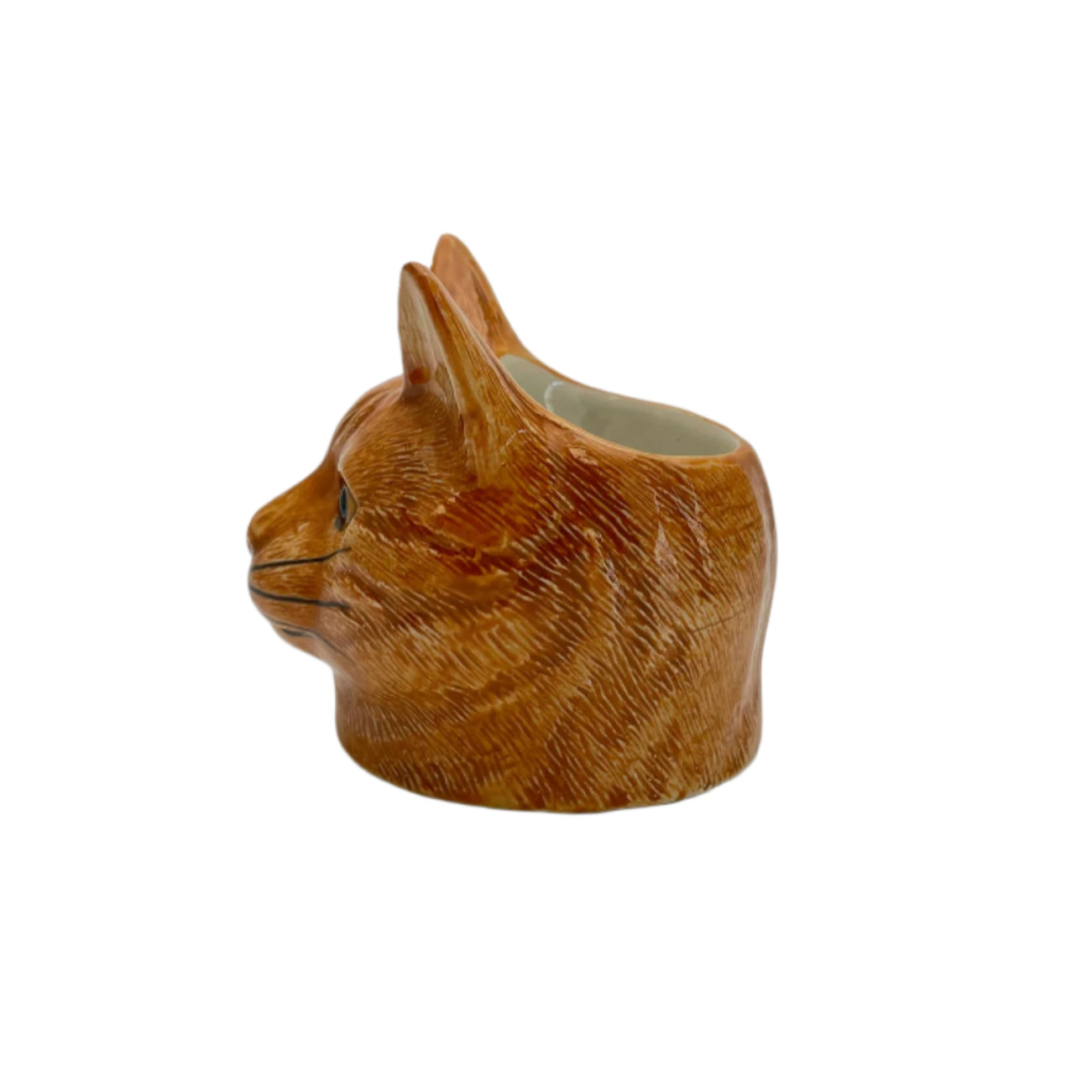 Vincent Ginger Cat Face Egg Cup