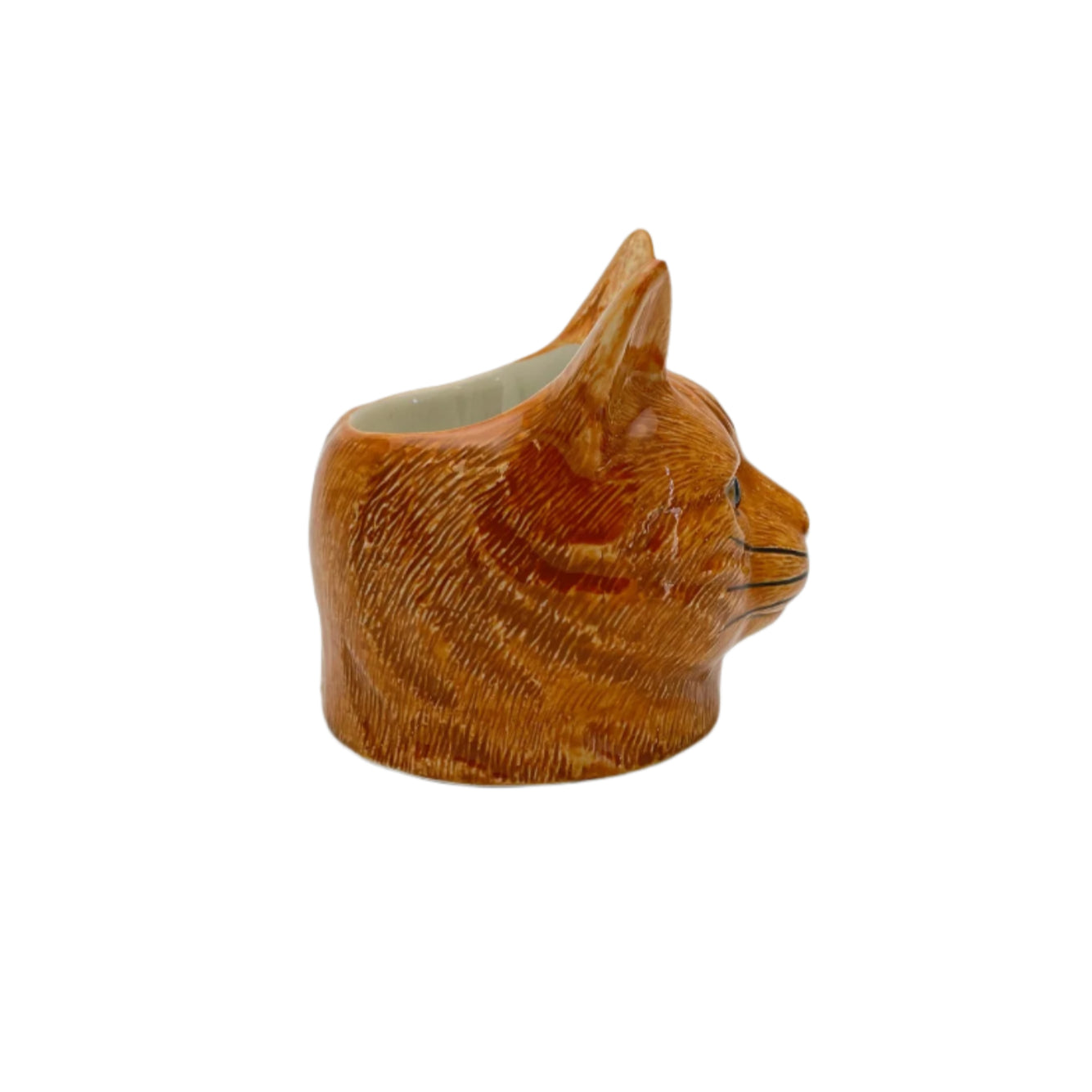 Vincent Ginger Cat Face Egg Cup