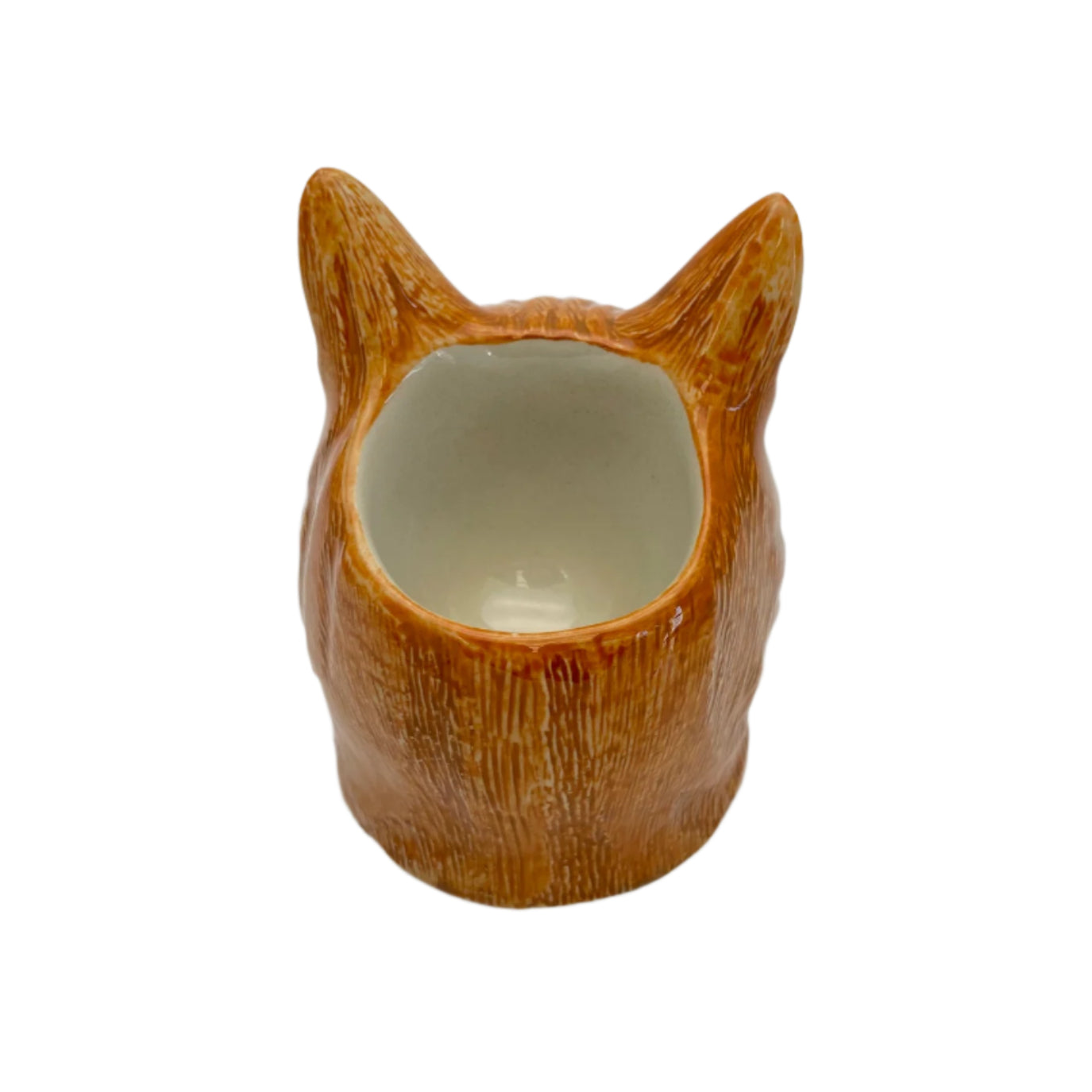 Vincent Ginger Cat Face Egg Cup