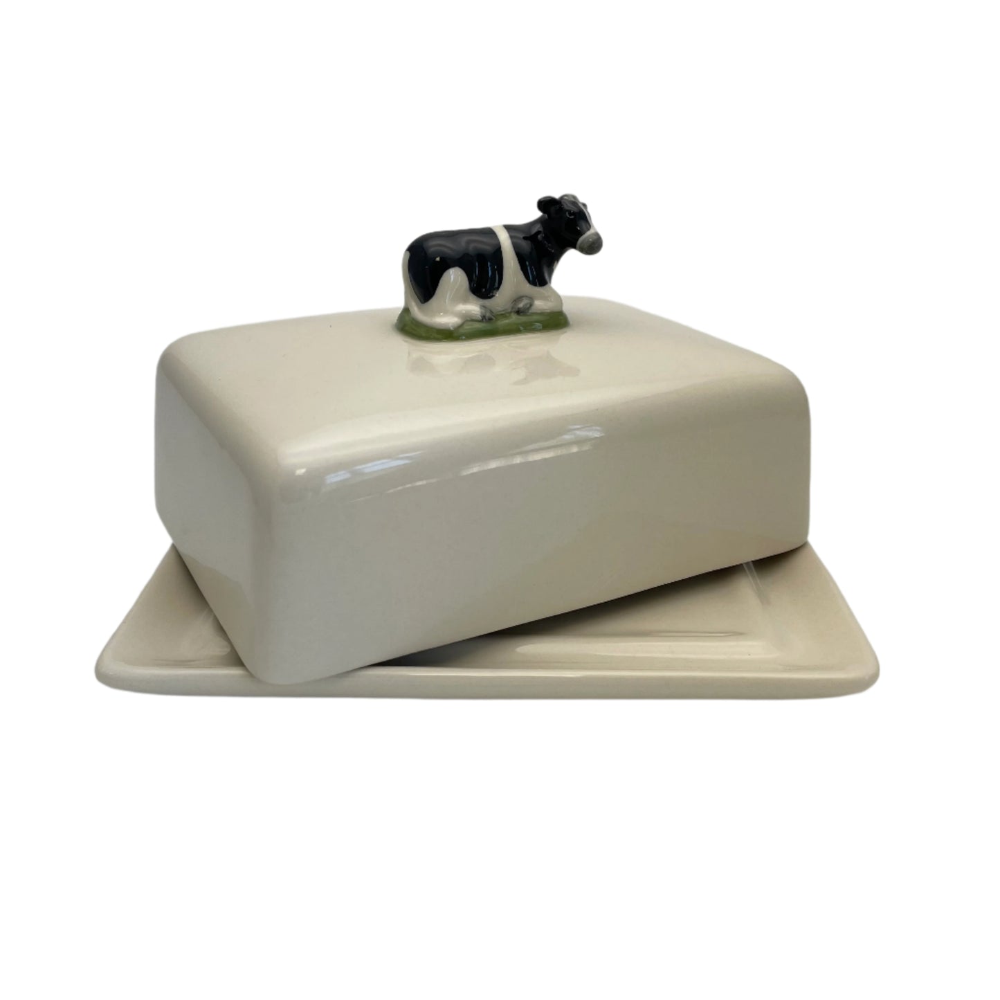 Friesian Cow Butter Dish