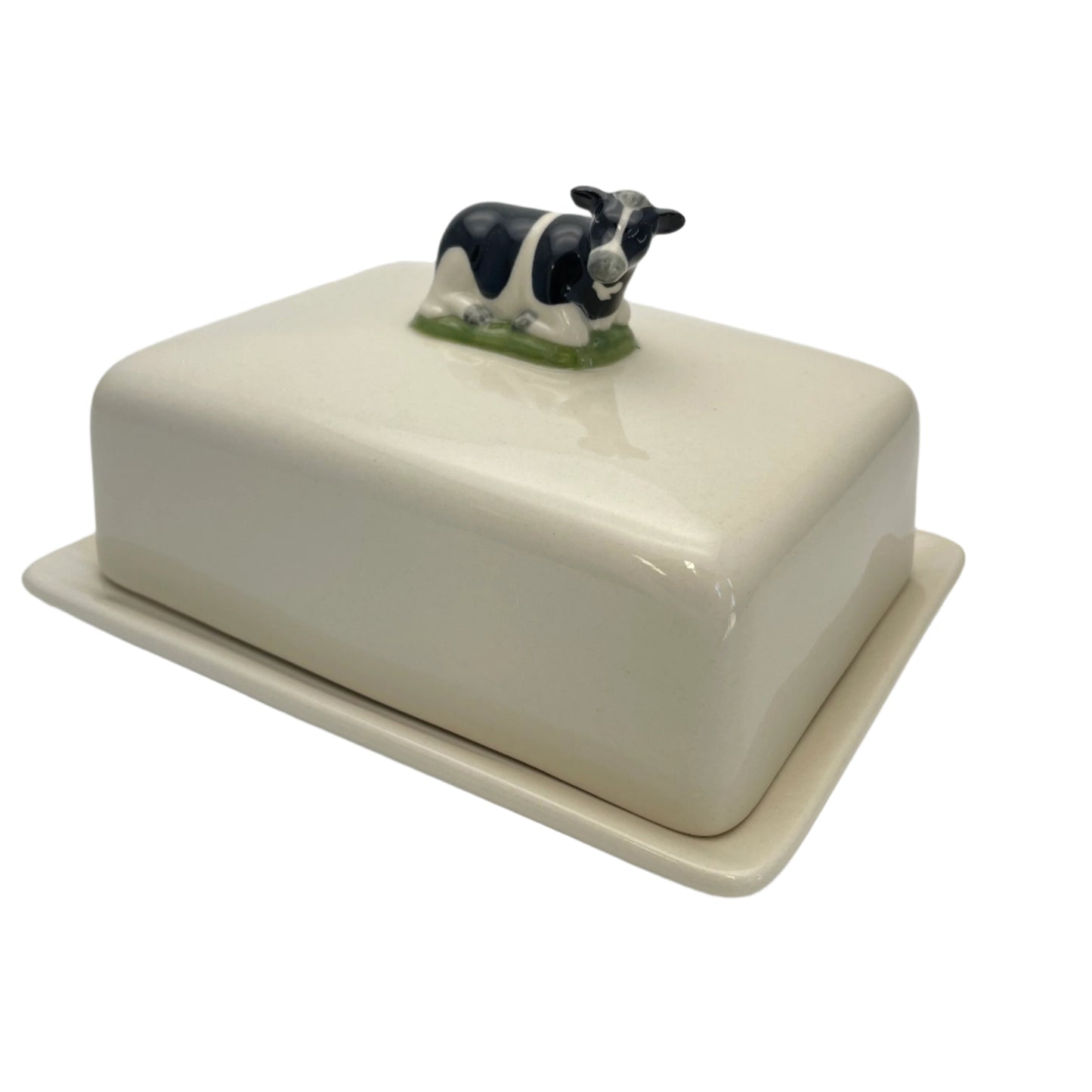 Friesian Cow Butter Dish