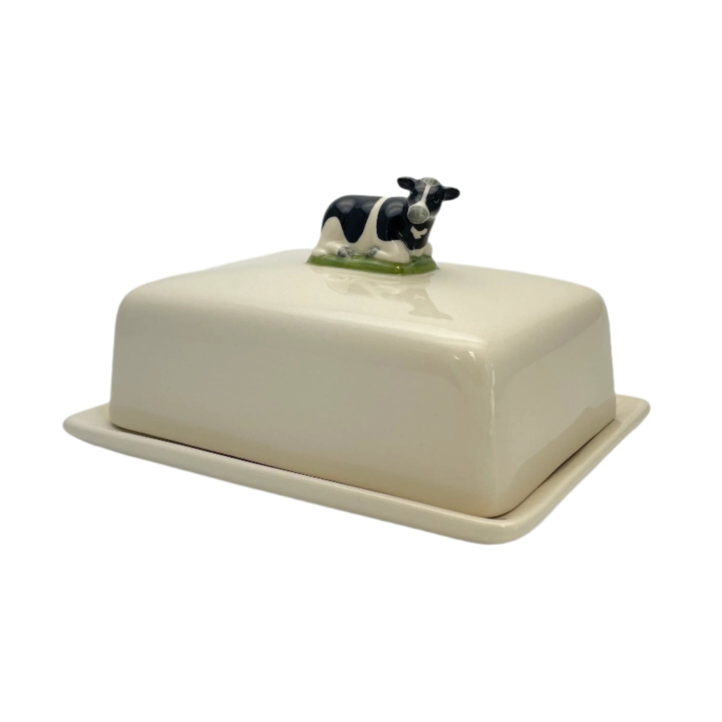 Friesian Cow Butter Dish