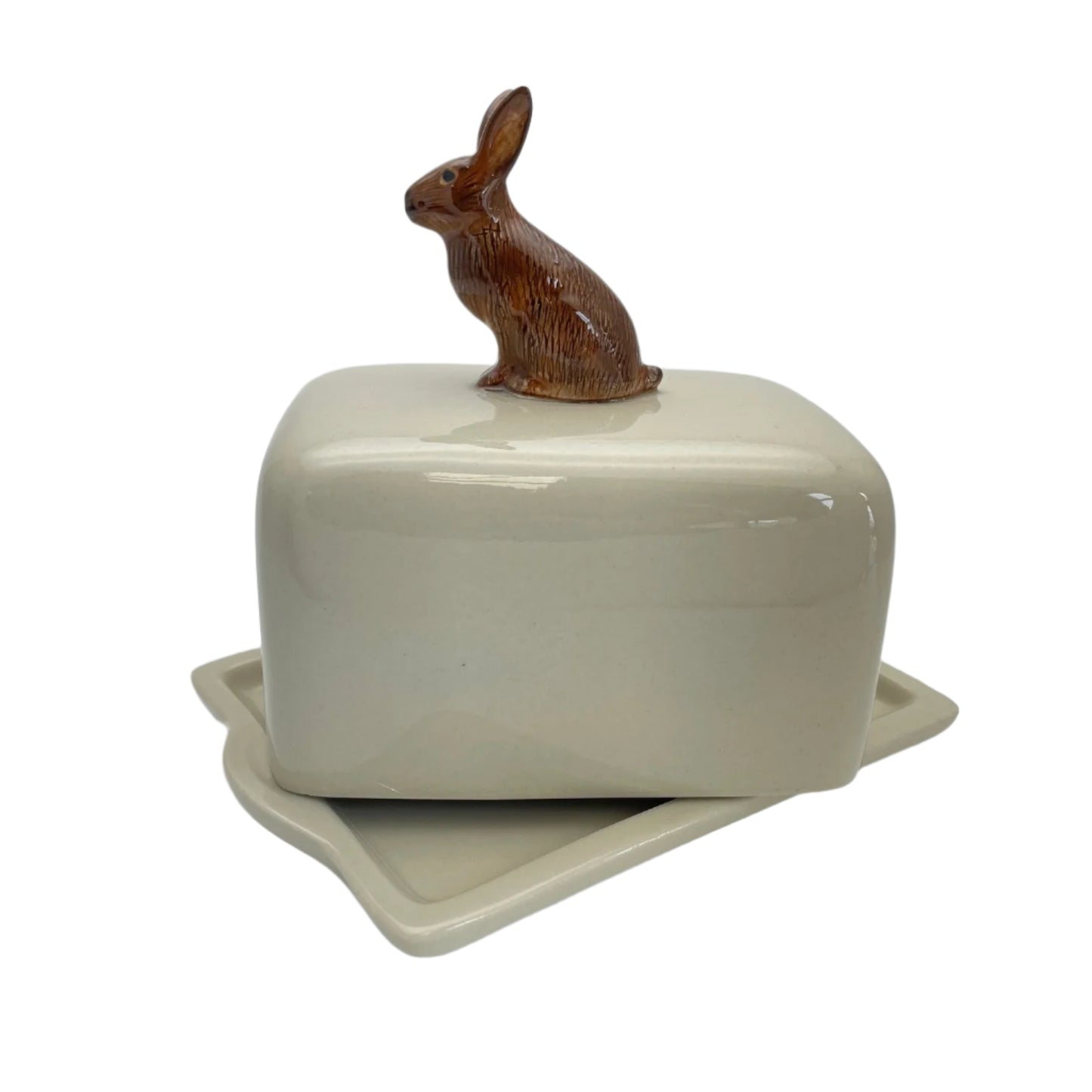 Hare Butter Dish