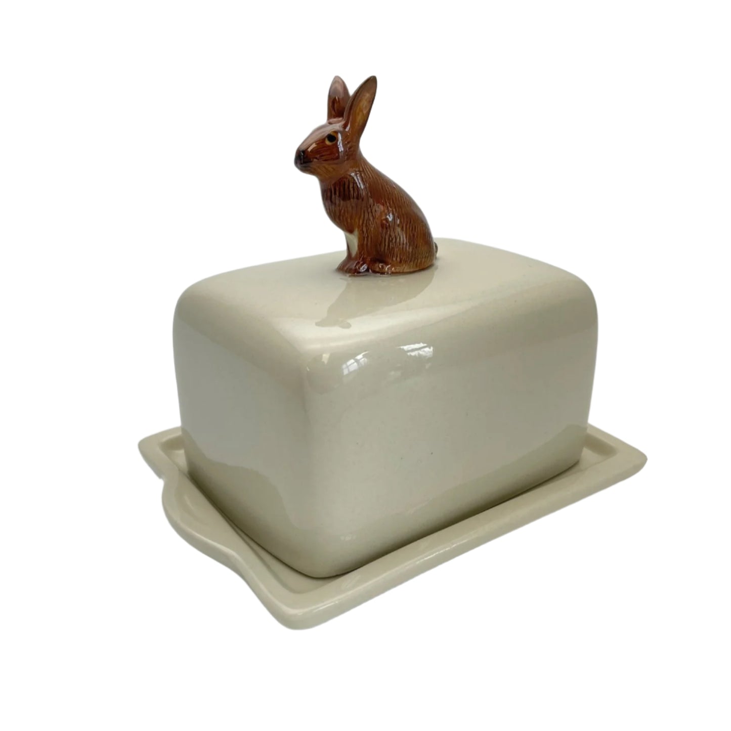 Hare Butter Dish