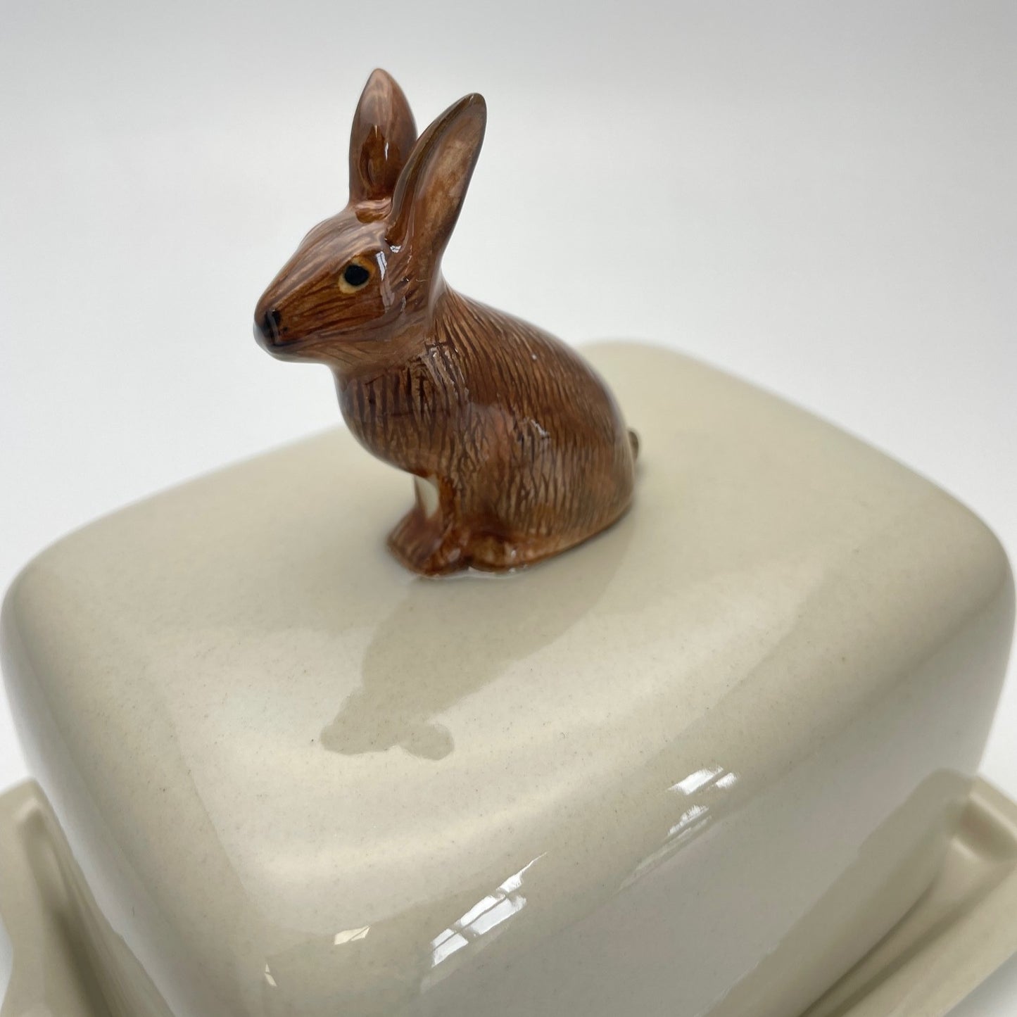 Hare Butter Dish