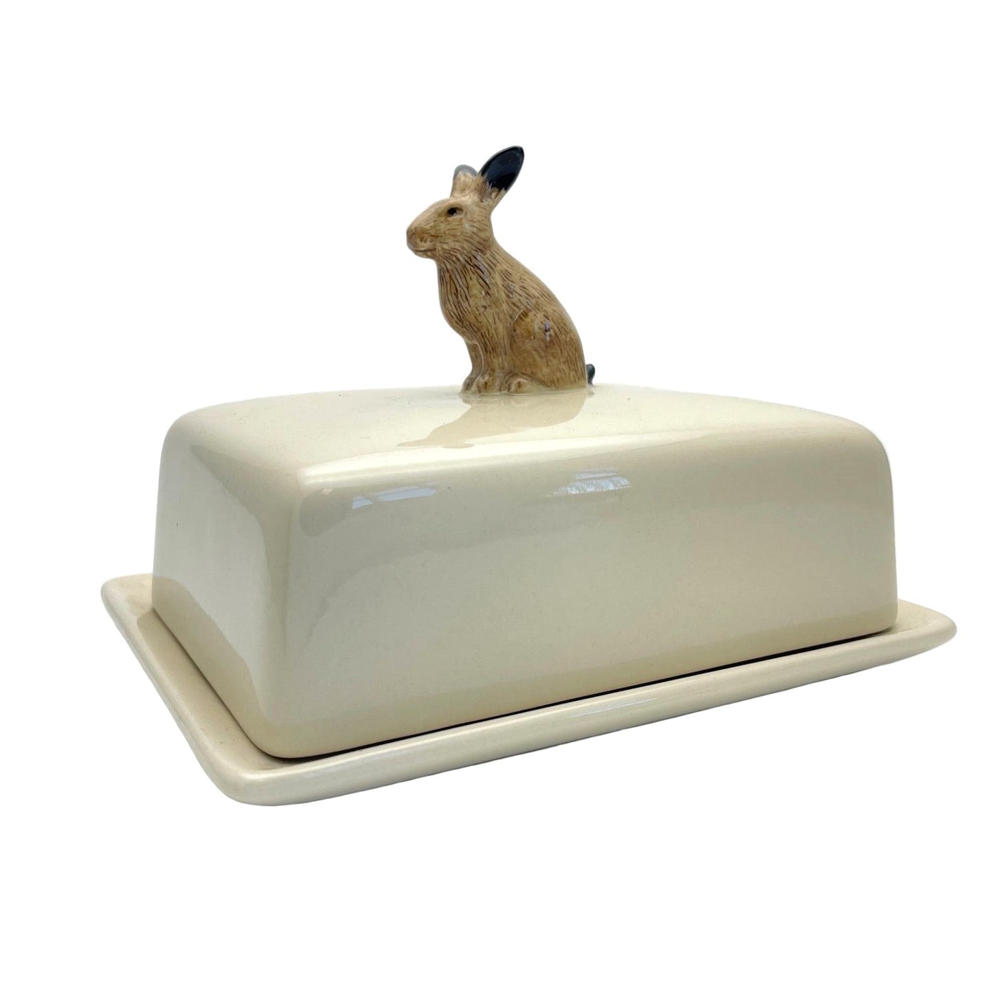 Hare Butter Dish