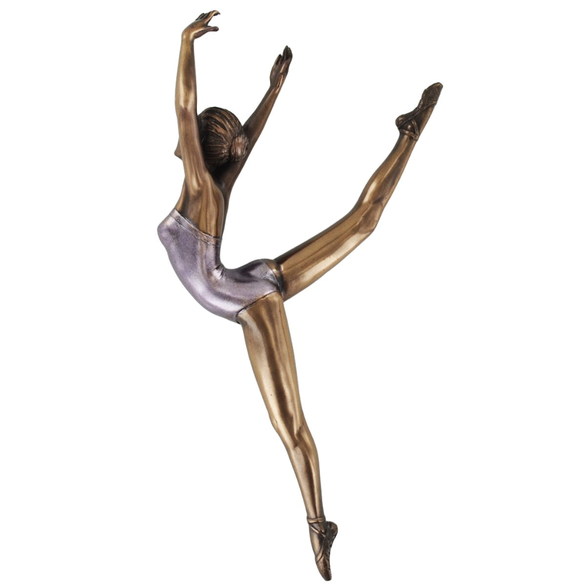 Ballerina Dancer On Point Wall Plaque Art Deco Style
