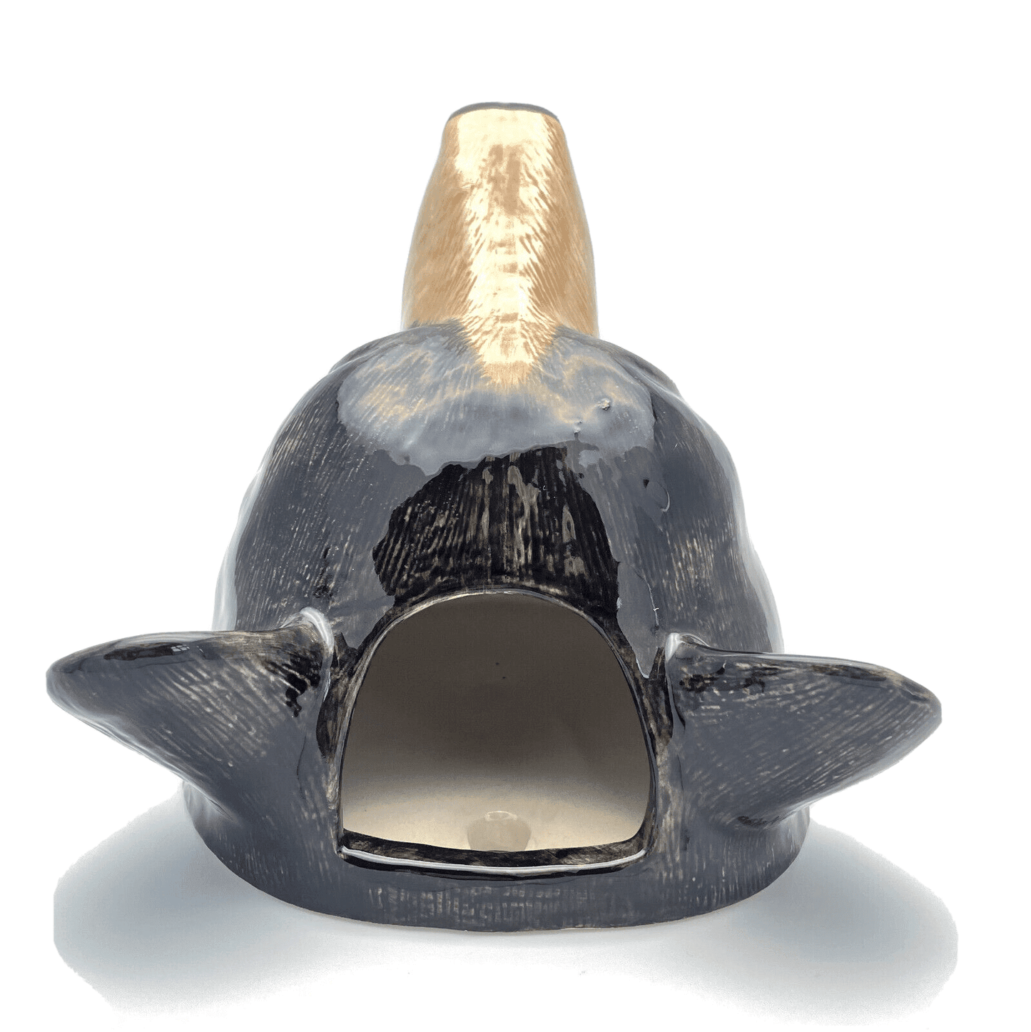 Black Bear Wall Vase