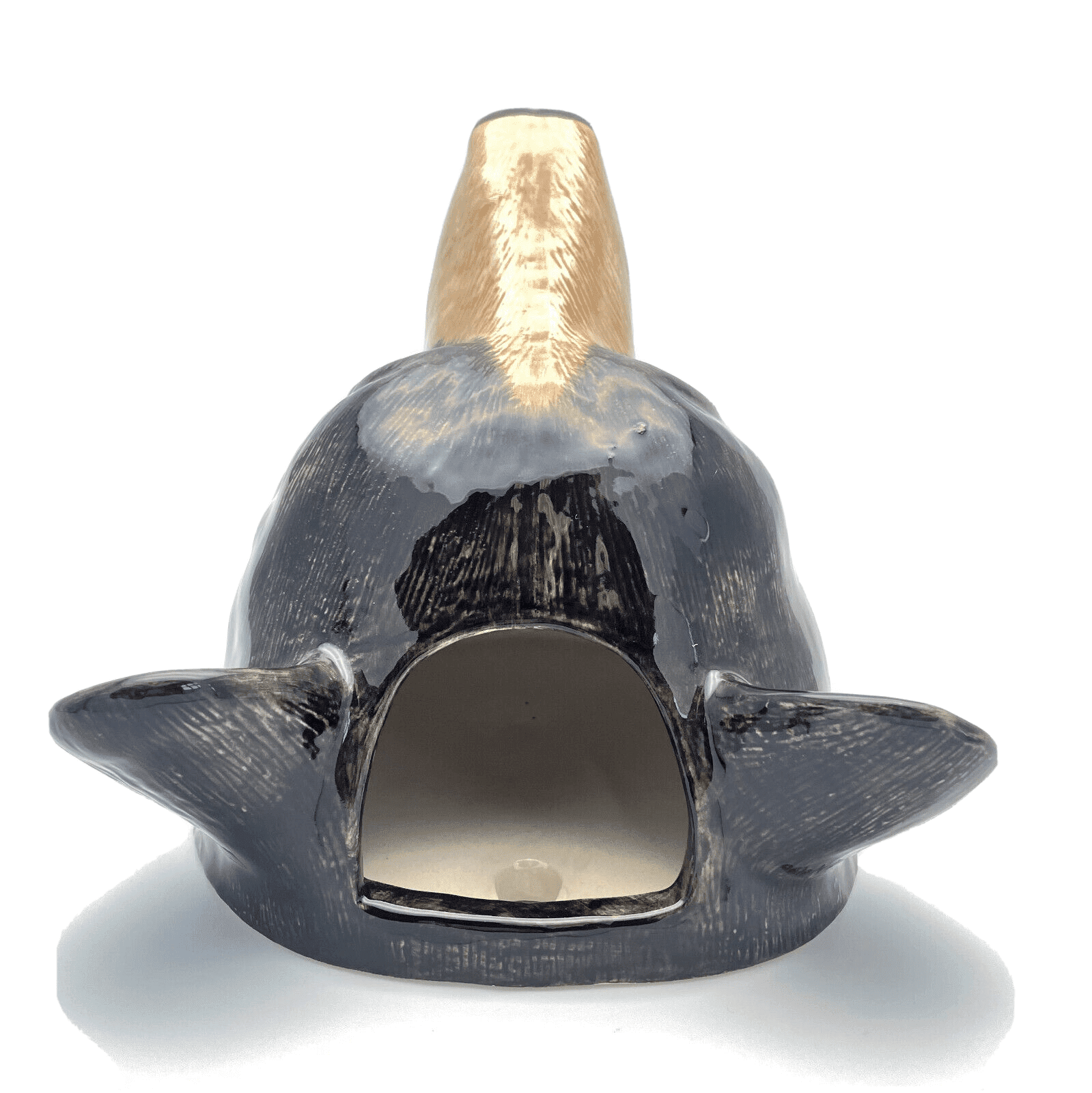 Black Bear Wall Vase