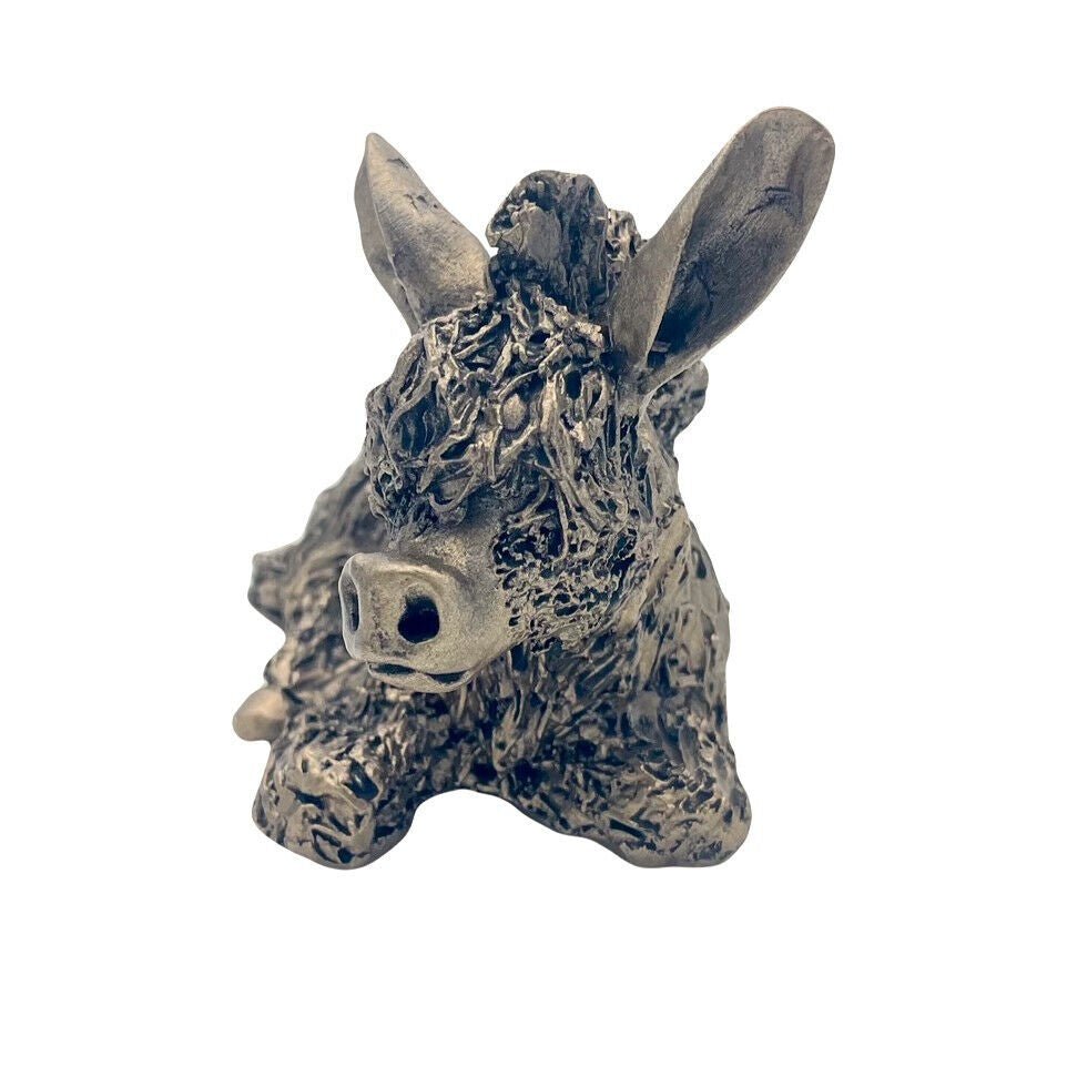 Frith - Baby Donkey Sitting Sculpture By Veronica Ballan VB018