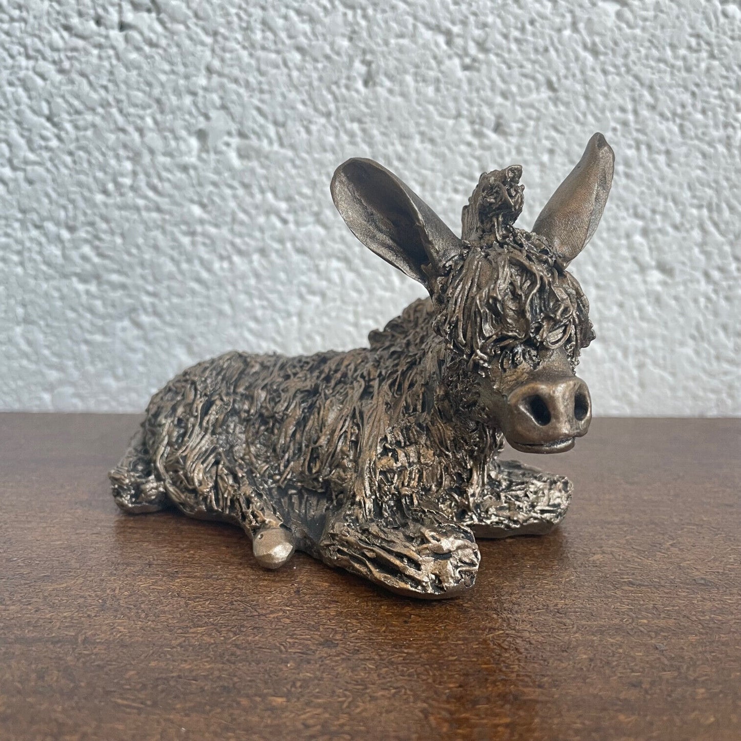 Frith - Baby Donkey Sitting Sculpture By Veronica Ballan VB018