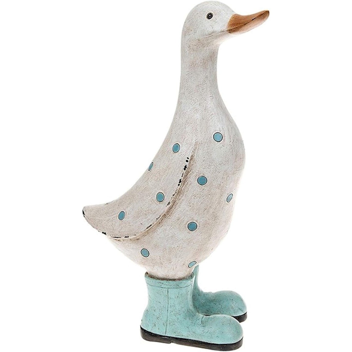 Duck Ornament Aqua Polka Dot Davids Ducks Range