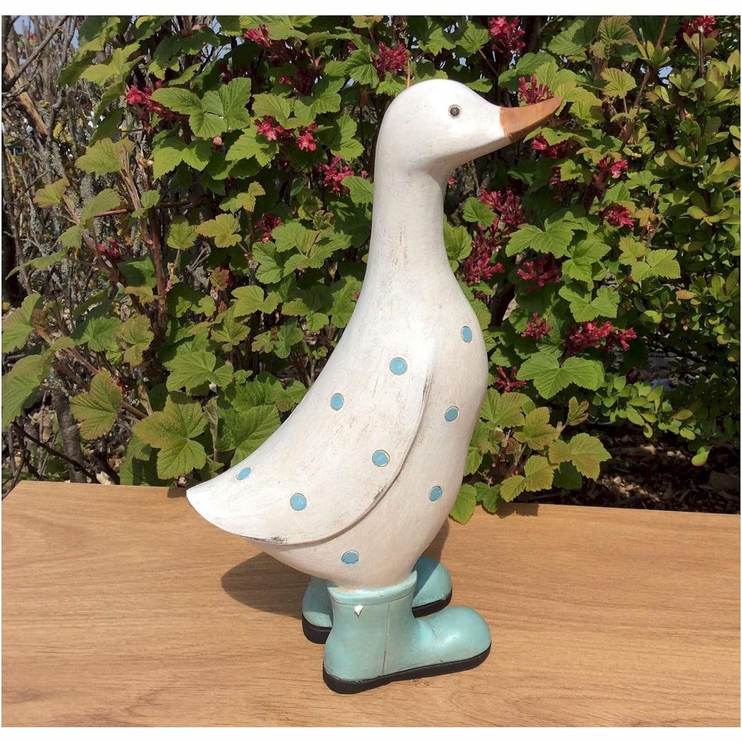 Duck Ornament Aqua Polka Dot Davids Ducks Range