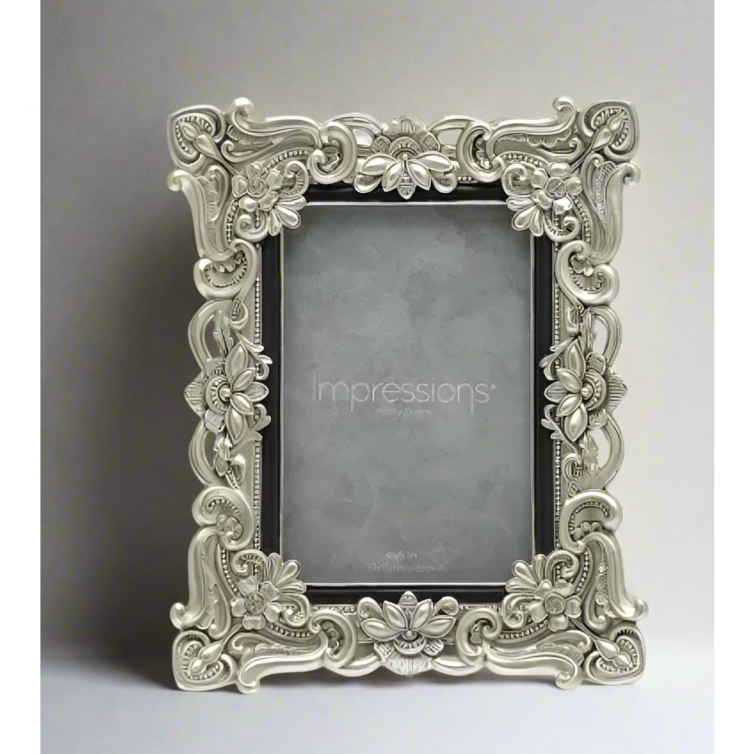 Antique Silver Vintage Style Photo Frame 4x6 Inch