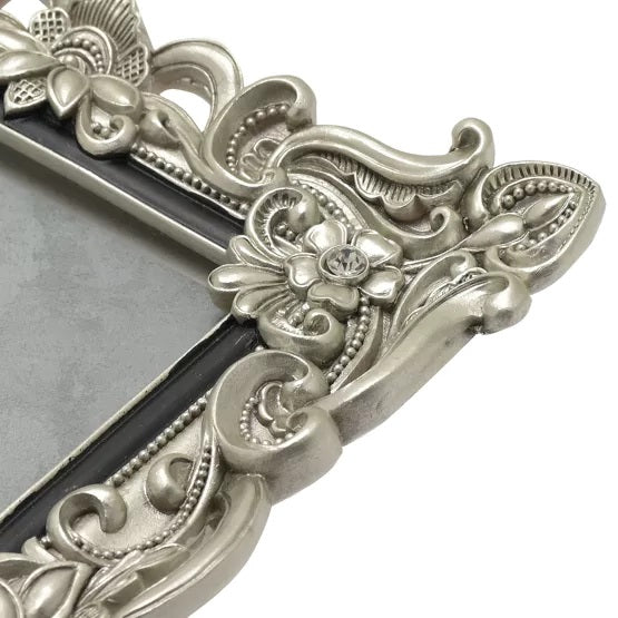 Antique Silver Vintage Style Photo Frame 5x7