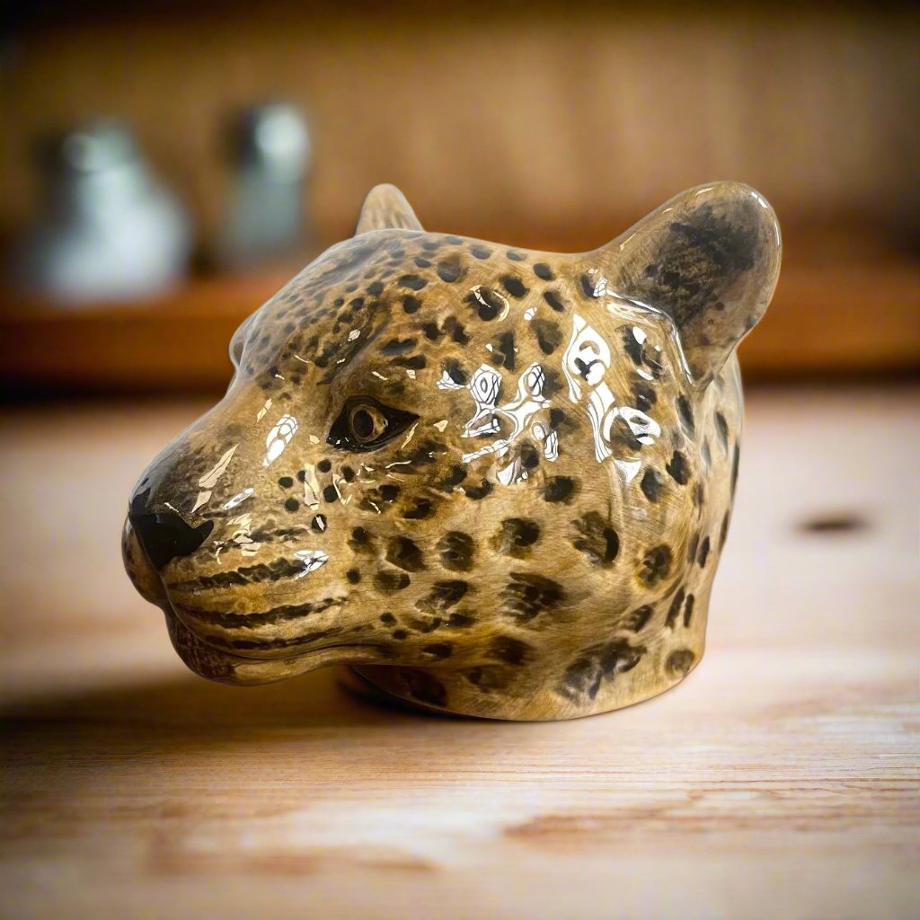 Leopard Face Egg Cup