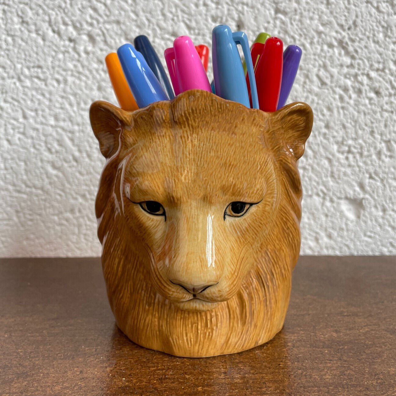 Lion Pencil Pot