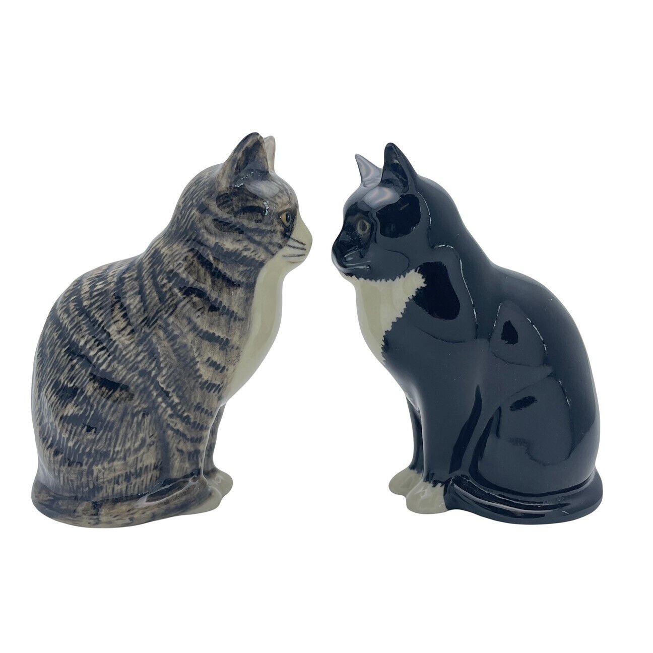 Millie & Julius Cat Salt & Pepper Shakers by Quail Ceramics