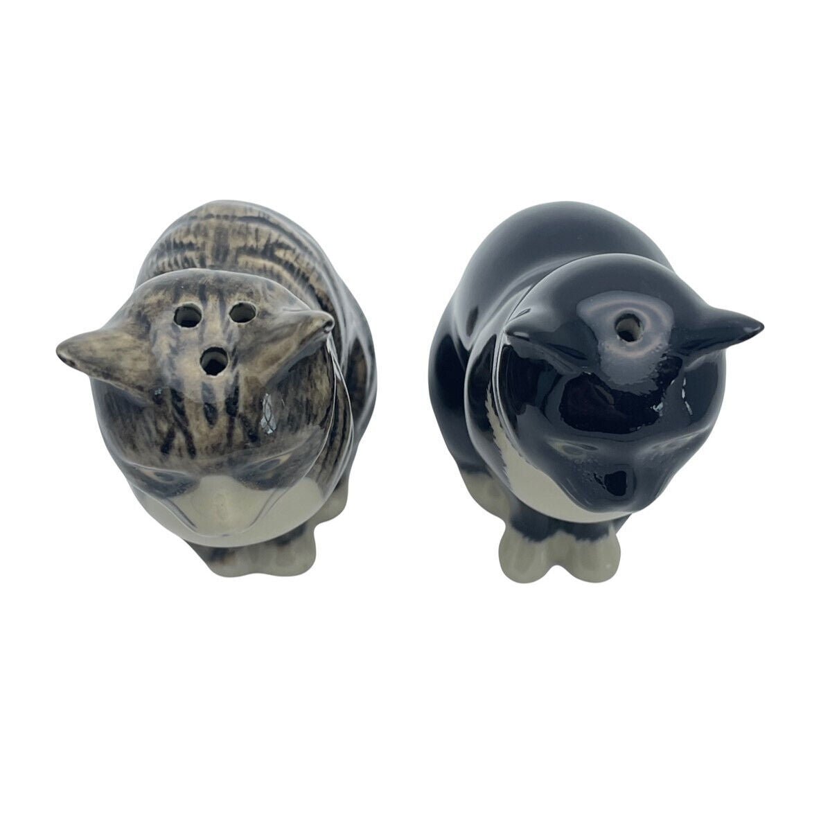 Millie & Julius Cat Salt & Pepper Shakers by Quail Ceramics