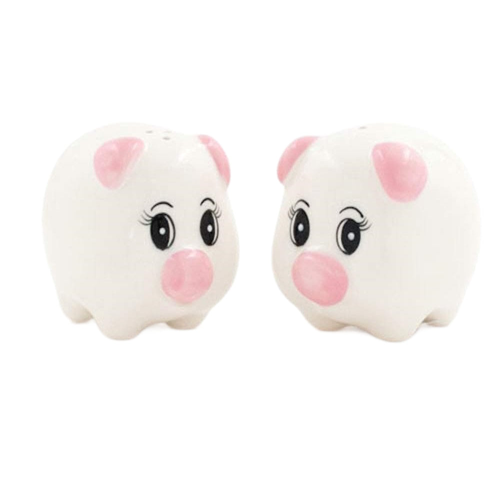 Ceramic Pig Salt & Pepper Pots Fair Trade