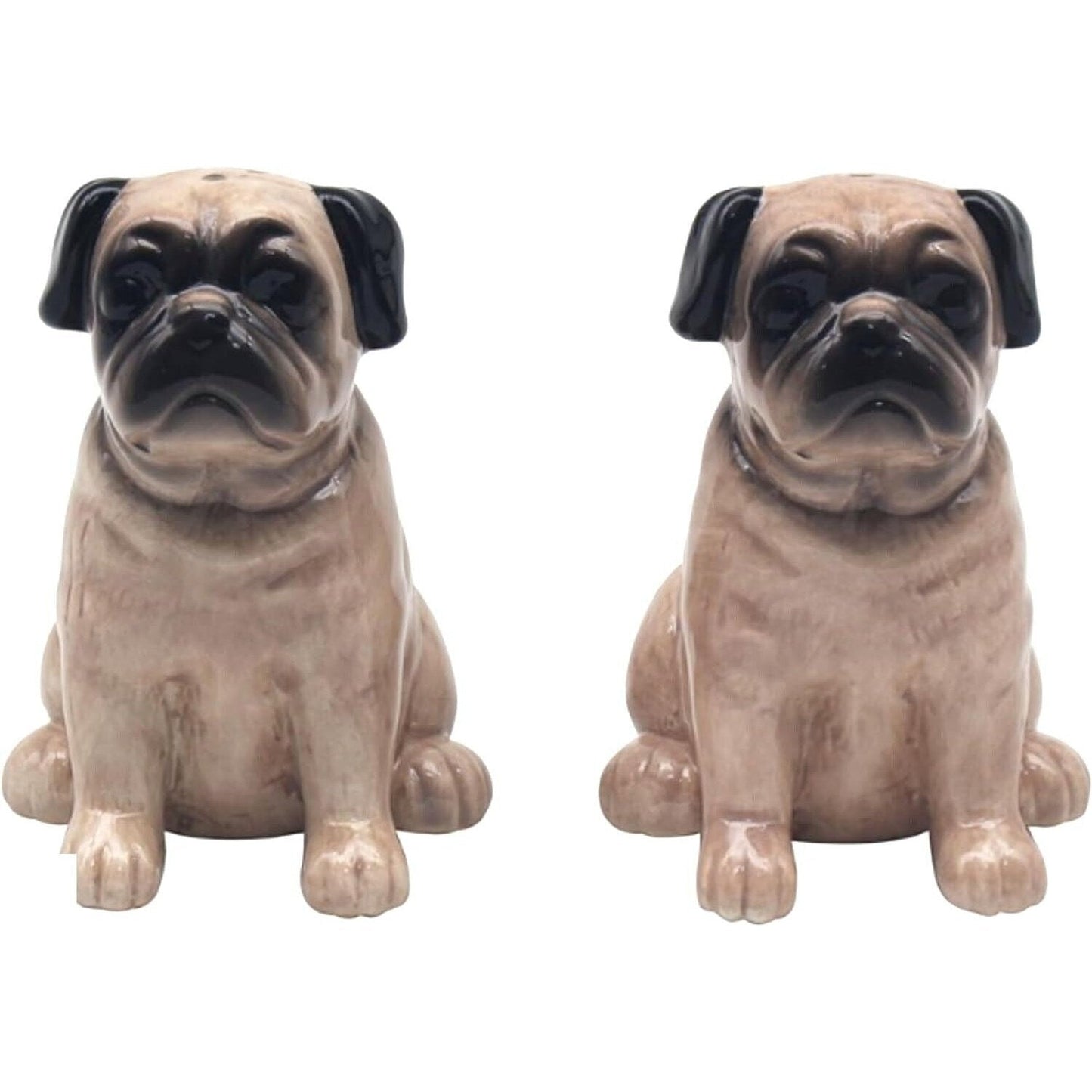 Pug Salt and Pepper Shakers Novelty Dog Cruet Set