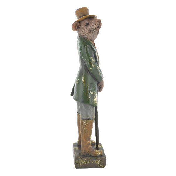 Dapper Ratty Statue Novelty Gentleman Figure Dapper Animal Range