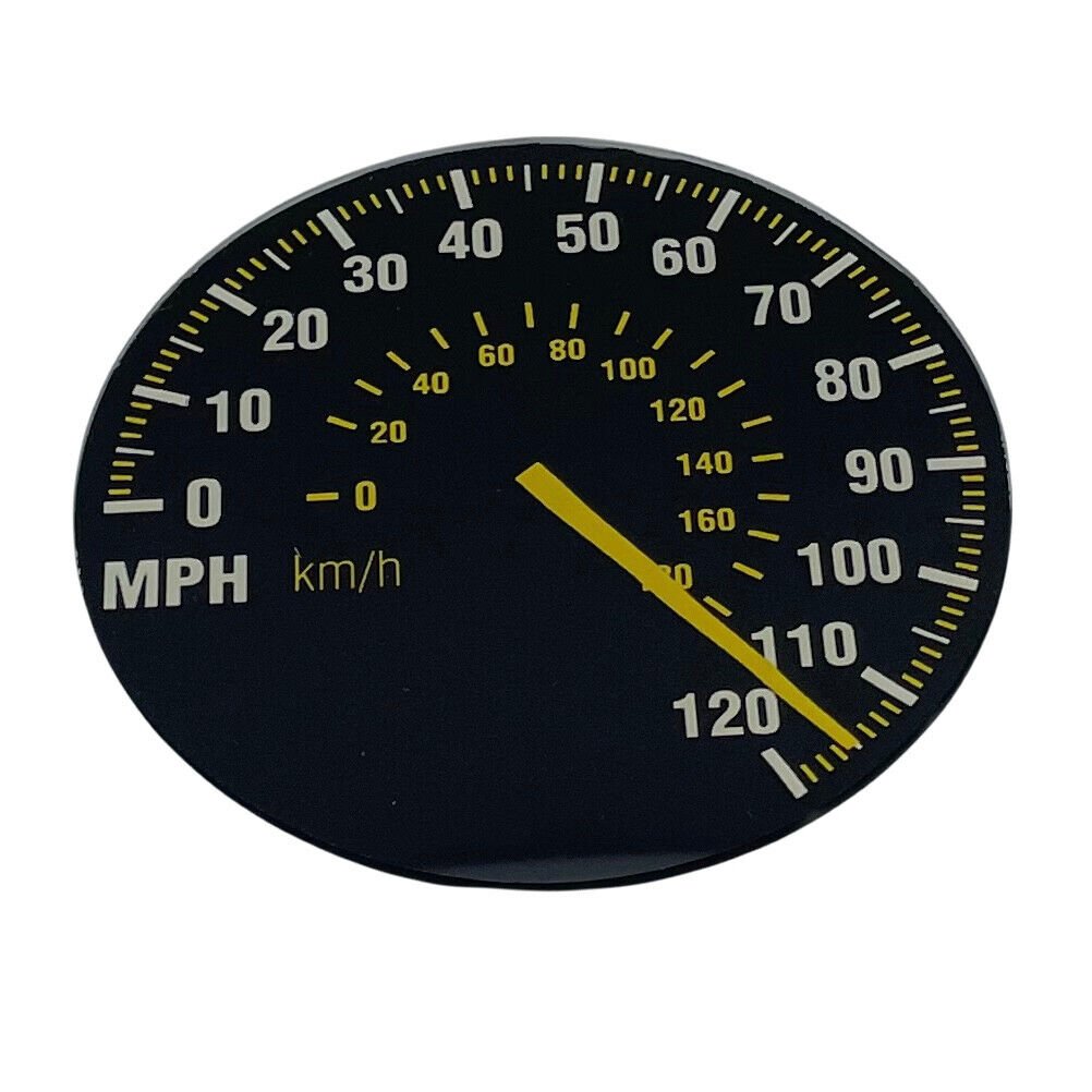 Speedometer Glass Drink Coasters Set of 6