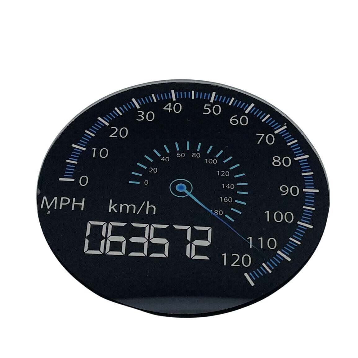 Speedometer Glass Drink Coasters Set of 6